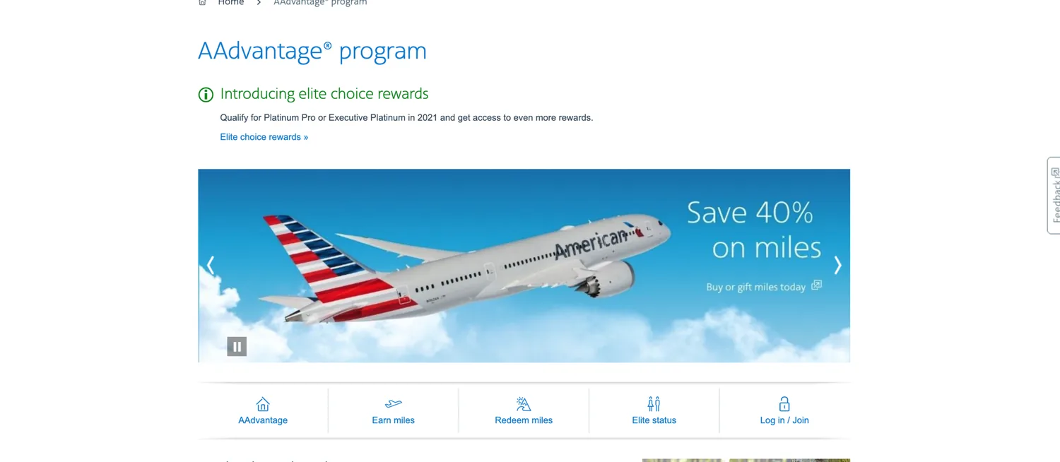 American Airlines miles promotion