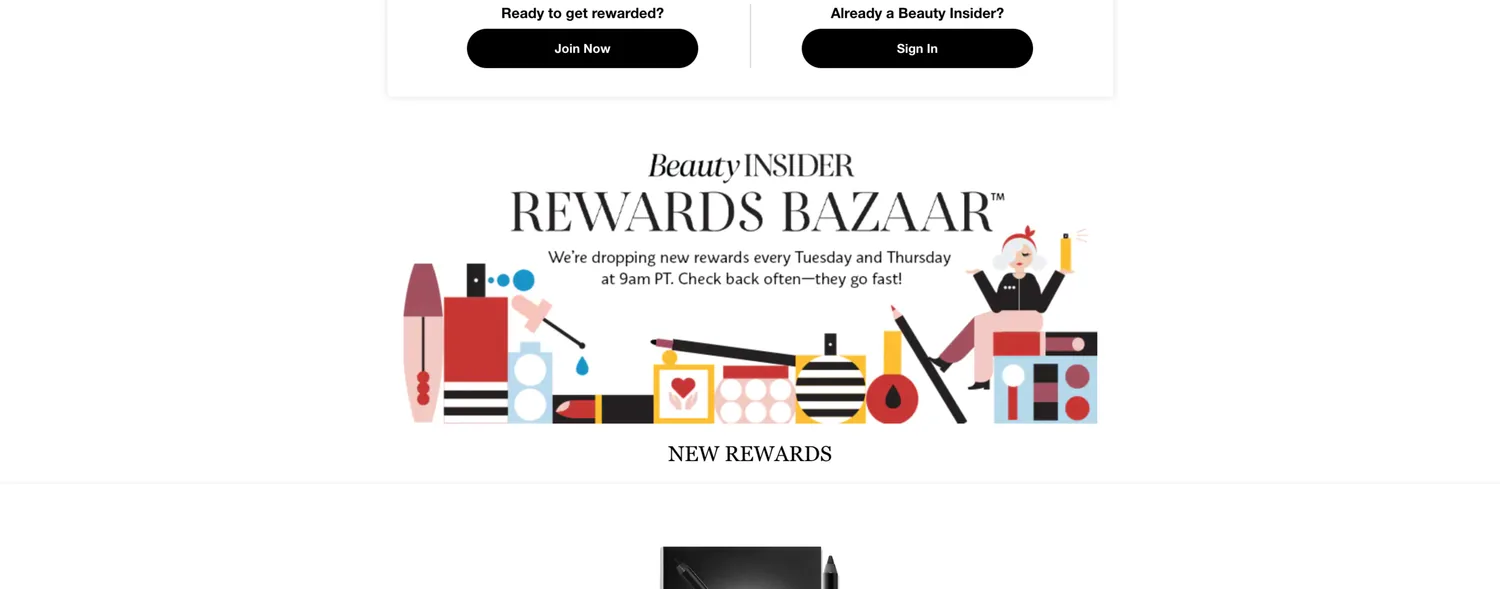 Sephora's Beauty Insider rewards promotion